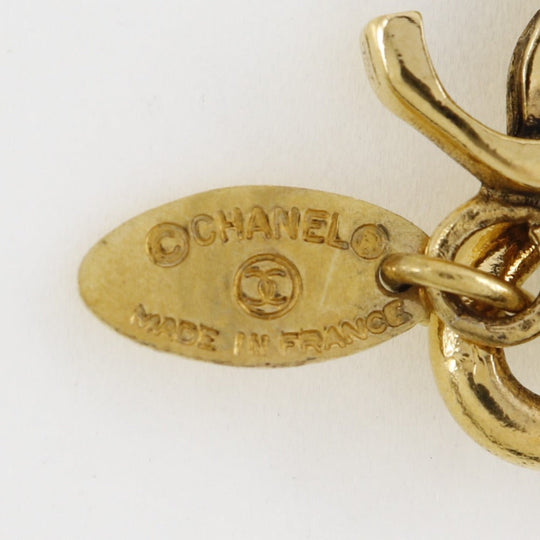 CHANEL bracelet Plated Gold gold vintage Matrasse COCO Mark Women Used Authentic