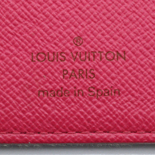 LOUIS VUITTON Long Wallet Purse M93754 Monogram multicolor Black / pink Portefeuille Ansolit Women Used Authentic