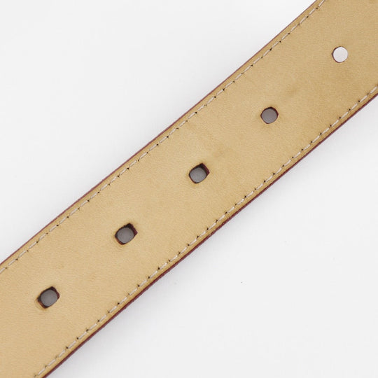 LOUIS VUITTON belt M6980 Monogram Vernis Red Saintur Women 80/32 Used Authentic