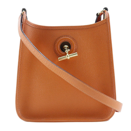 HERMES Shoulder Bag Epsom Orange Vespa TPM Women Used Authentic