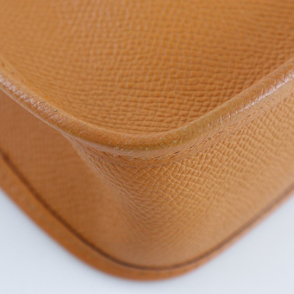 HERMES Shoulder Bag Epsom Orange Vespa TPM Women Used Authentic