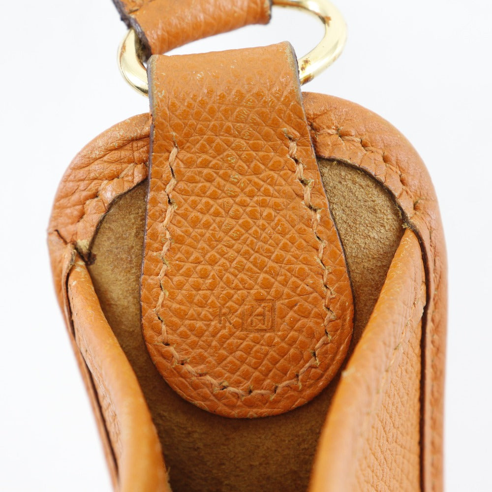 HERMES Shoulder Bag Epsom Orange Vespa TPM Women Used Authentic