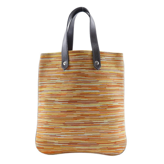 HERMES Handbag Vibrato Orange Tote Bag Amedaba PM Women Used Authentic