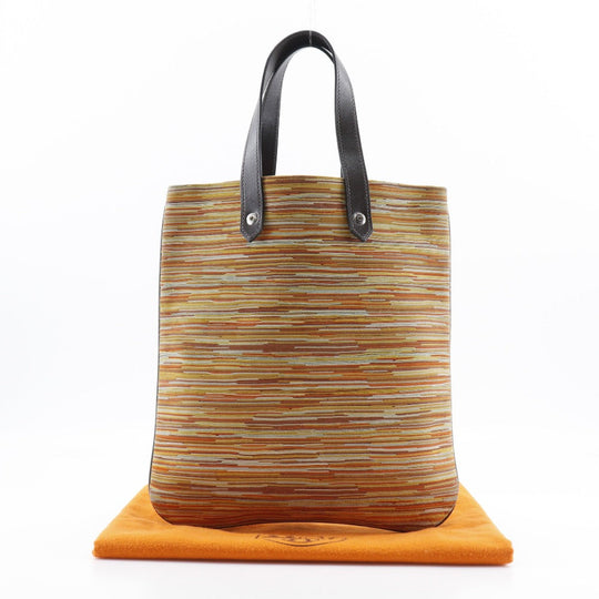 HERMES Handbag Vibrato Orange Tote Bag Amedaba PM Women Used Authentic