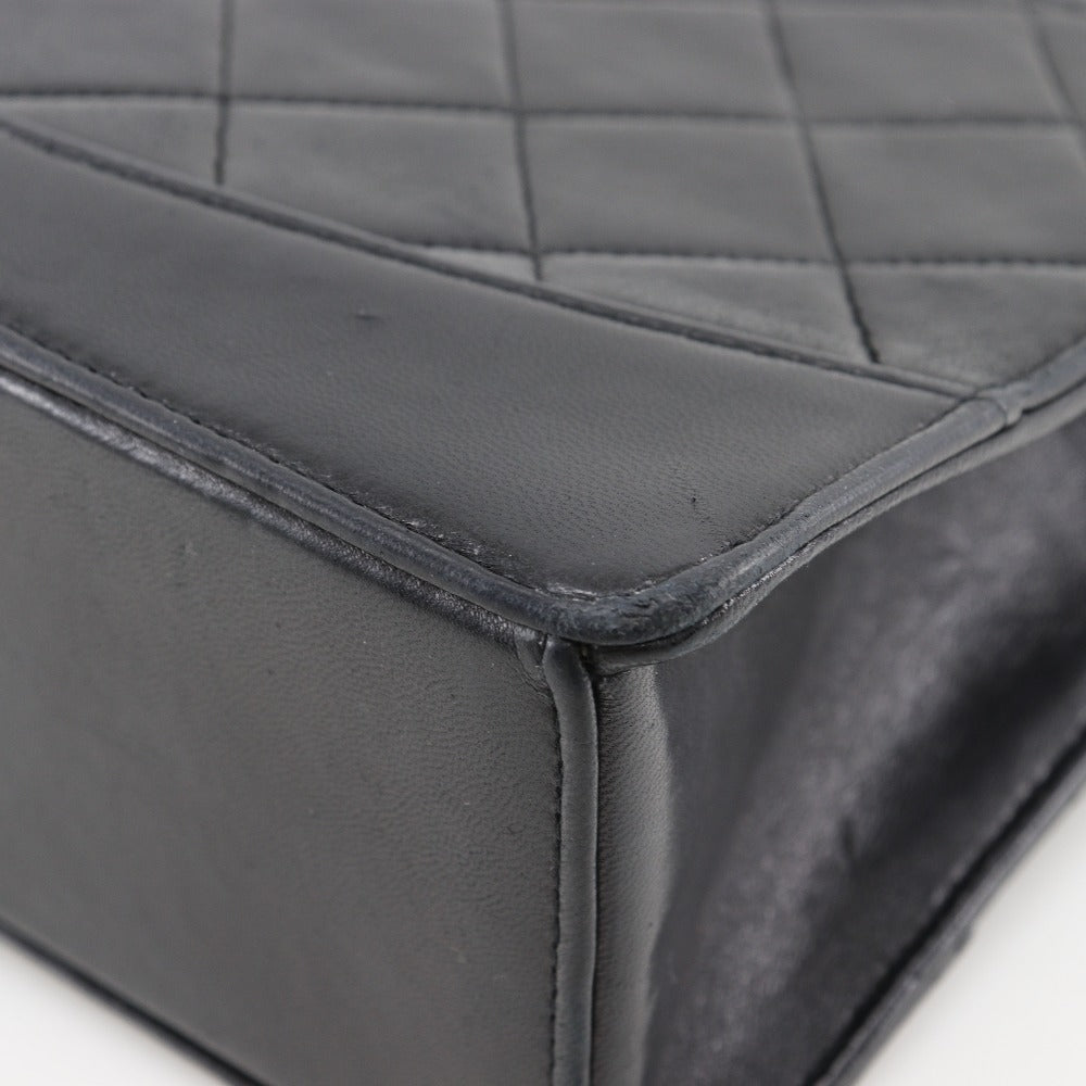 CHANEL Shoulder Bag lambskin black vintage 2.55 Matrasse ChainShoulder Women Used Authentic