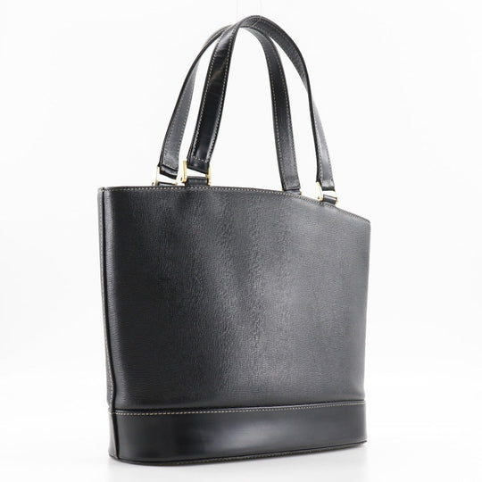 BURBERRY Handbag Calfskin black Tote Bag shadow horse With logo Women Used Authentic