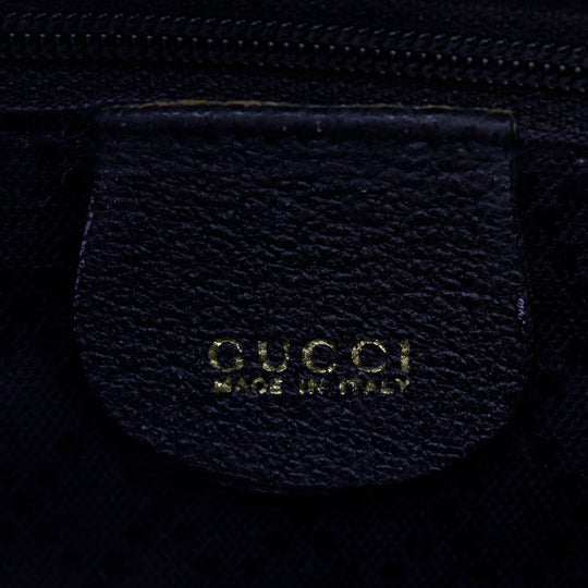 GUCCI Tote Bag Suede black Old Gucci Bang Boot Women Used Authentic