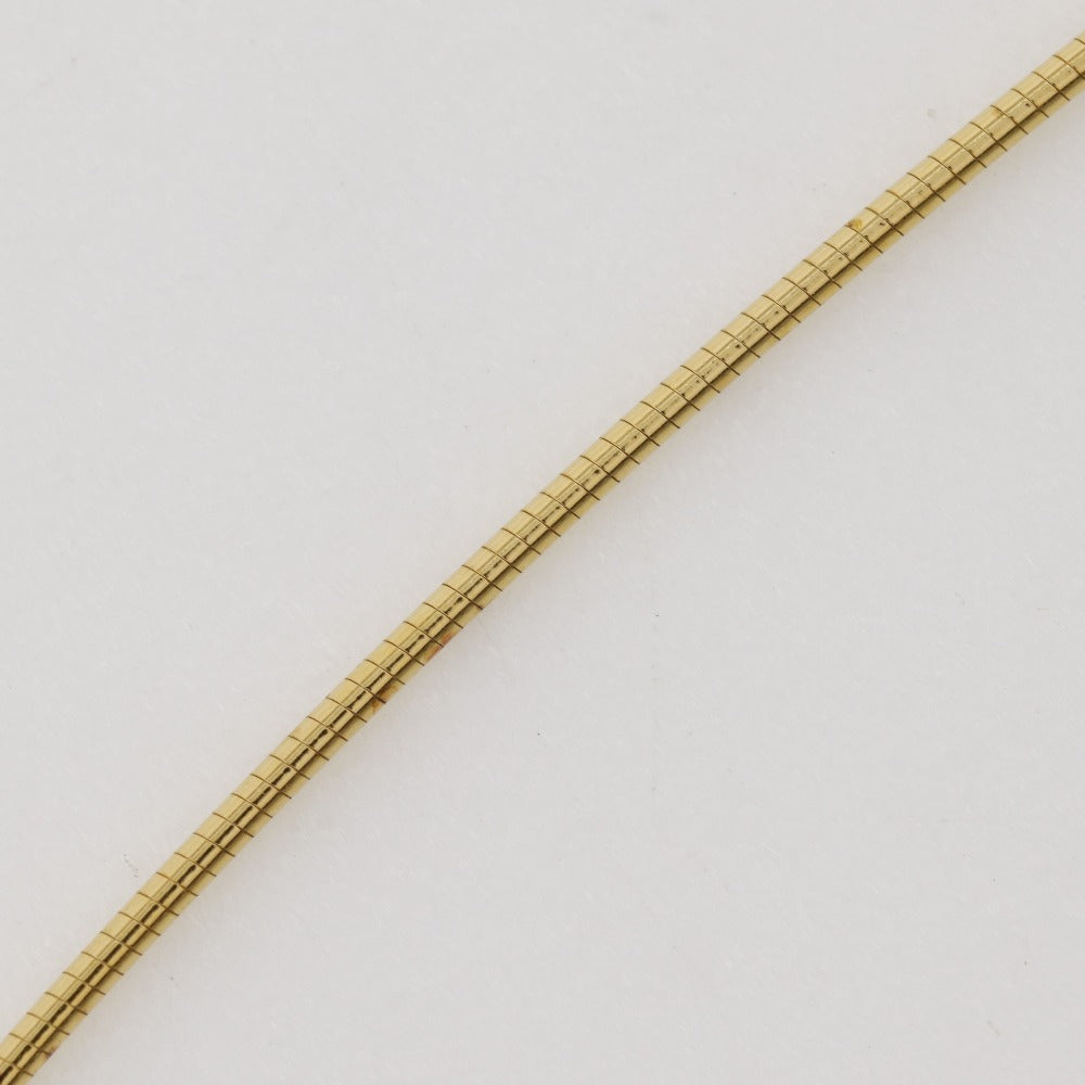 HERMES Necklace Silver925 Gold / orange wire Pop H Women Used Authentic