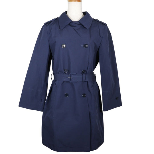 PRADA trench coat 29Y278 Cotton, Polyester Navy blue Women 38 Used Authentic