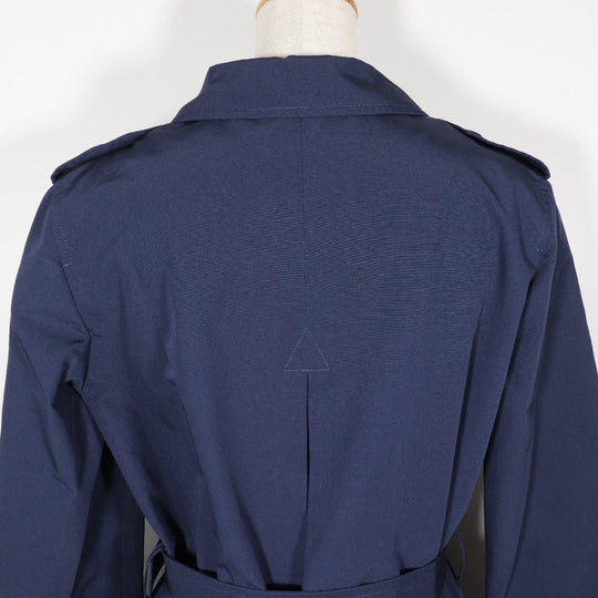 PRADA trench coat 29Y278 Cotton, Polyester Navy blue Women 38 Used Authentic