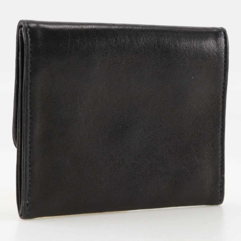 CHANEL Coin case lambskin black vintage COCO Mark Women Used Authentic