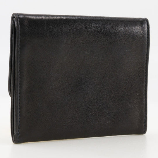 CHANEL Coin case lambskin black vintage COCO Mark Women Used Authentic