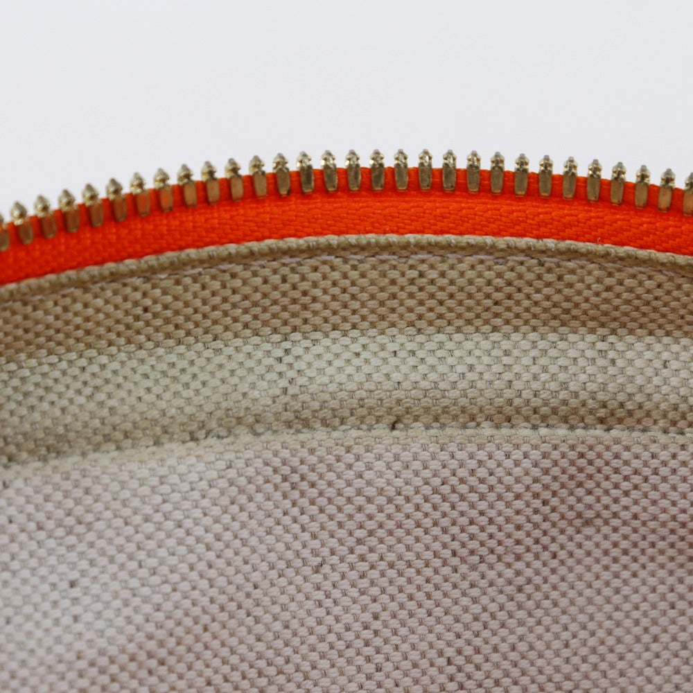 GUCCI Shoulder Bag 550147 Canvas, Leather Orange Floral GG Flora Women Used Authentic