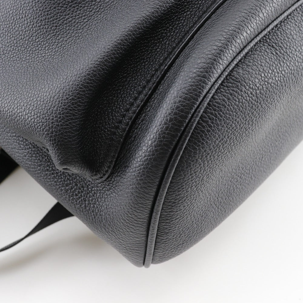 FENDI Backpack 7VZ070 Calfskin black 3WAYShoulder strike mens Used Authentic