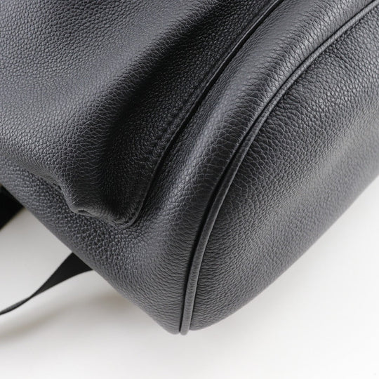FENDI Backpack 7VZ070 Calfskin black 3WAYShoulder strike mens Used Authentic