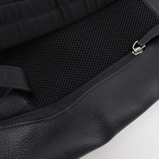 FENDI Backpack 7VZ070 Calfskin black 3WAYShoulder strike mens Used Authentic