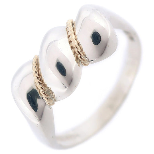 TIFFANY&Co. Ring Silver925, K14 Yellow Gold Silver Candy Twist Women Used Authentic