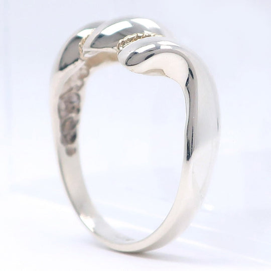 TIFFANY&Co. Ring Silver925, K14 Yellow Gold Silver Candy Twist Women Used Authentic