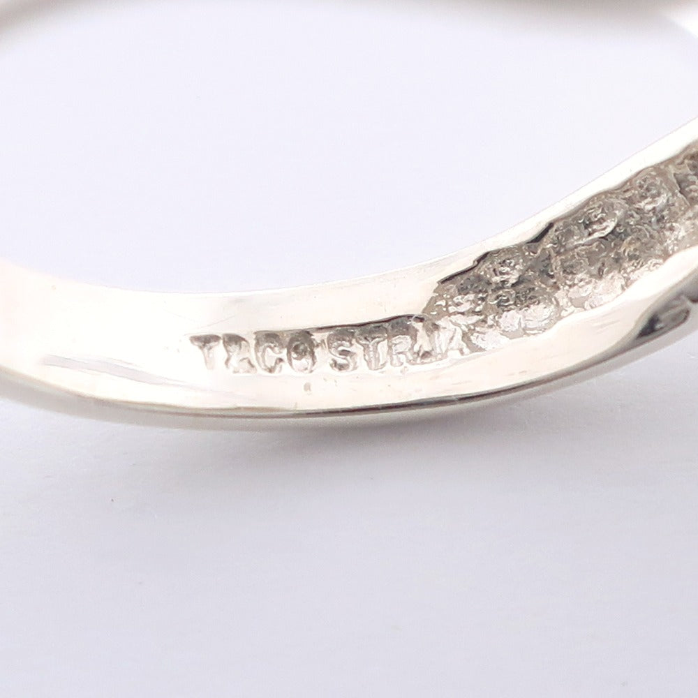 TIFFANY&Co. Ring Silver925, K14 Yellow Gold Silver Candy Twist Women Used Authentic
