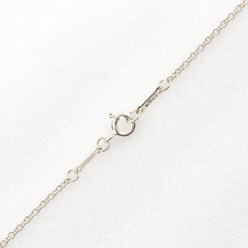 TIFFANY&Co. Necklace Silver925 Silver Elsa Peretti Open Heart Large Women Used Authentic