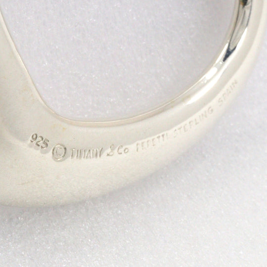 TIFFANY&Co. Necklace Silver925 Silver Elsa Peretti Open Heart Large Women Used Authentic