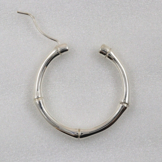 GUCCI Pierce Silver925 Silver Bamboo Women Used Authentic