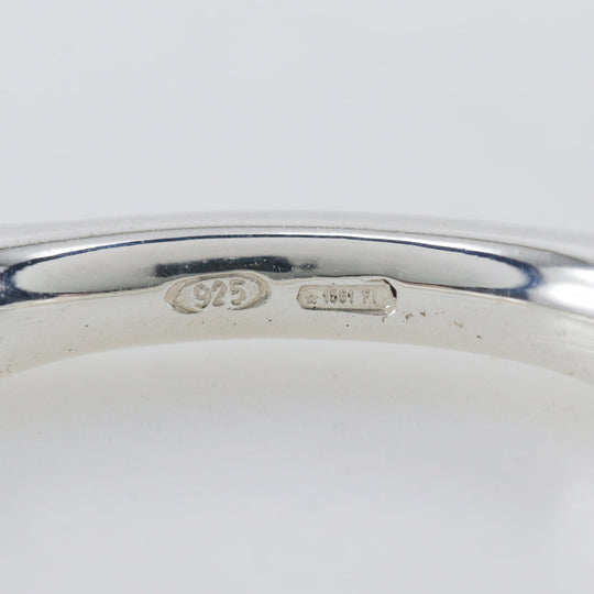 GUCCI Pierce Silver925 Silver Bamboo Women Used Authentic