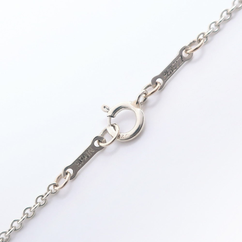 TIFFANY&Co. Necklace Silver925 Silver Elsa Peretti Open Heart Large Women Used Authentic