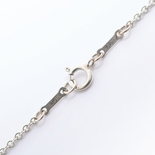TIFFANY&Co. Necklace Silver925 Silver Elsa Peretti Open Heart Large Women Used Authentic