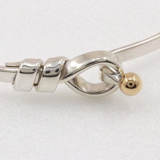 TIFFANY&Co. Bangle Silver925, K18 Yellow Gold Silver Hook & Eye Women Used Authentic