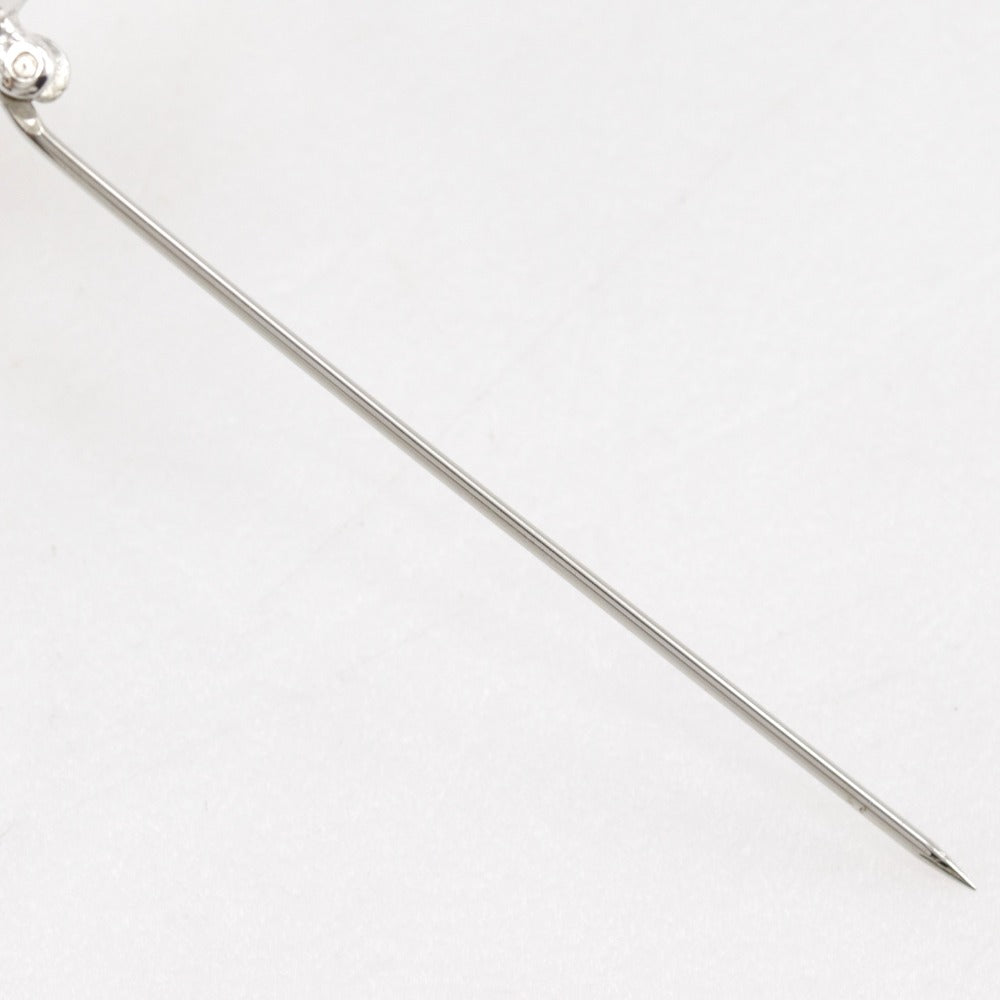TIFFANY&Co. Brooch Silver925 Silver ribbon Women Used Authentic