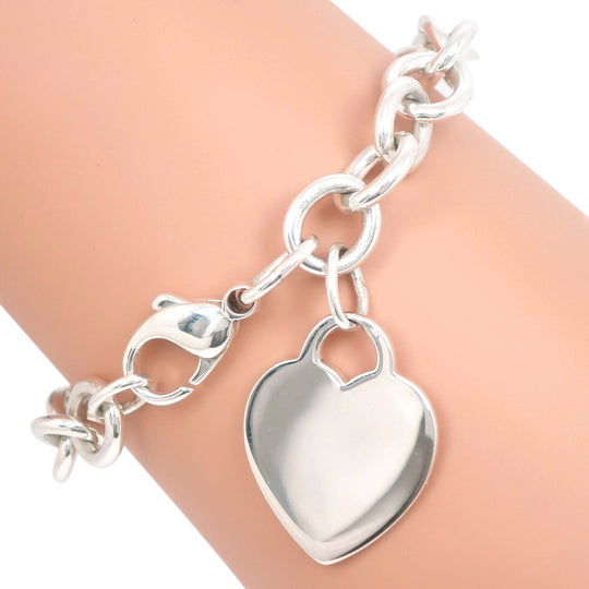 TIFFANY&Co. bracelet Silver925 Silver heart Return to TIFFANY & Co. Women Used Authentic