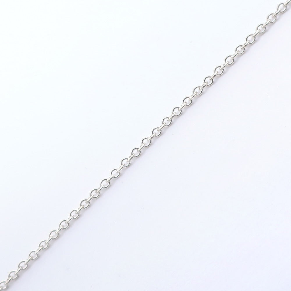 TIFFANY&Co. Necklace Silver925 Silver Elsa Peretti Open Heart Large Women Used Authentic