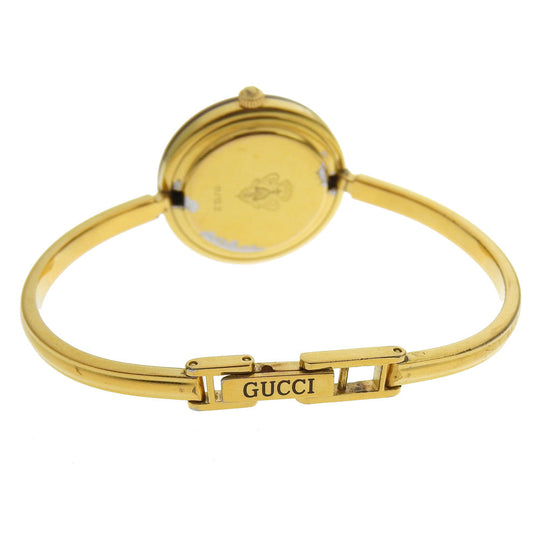 GUCCI Watches Quartz 11/12.2 Plated Gold gold Change bezel White dial Women Used Authentic