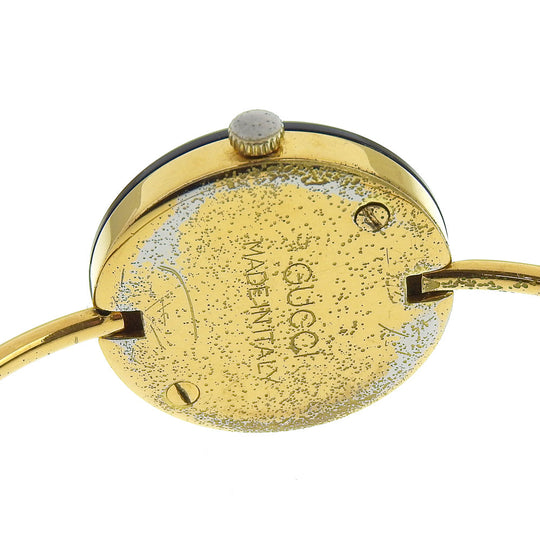 GUCCI Watches Quartz Plated Gold gold Change bezel White dial Women Used Authentic