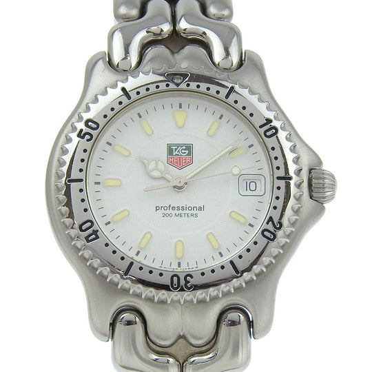TAG HEUER Watches Quartz WG1112 Stainless Steel Silver professional White dial