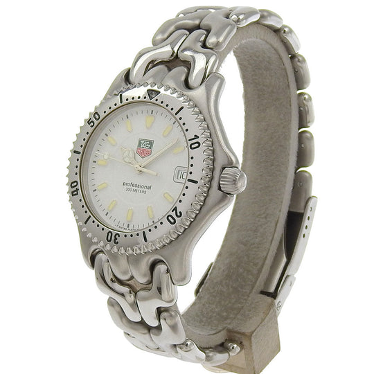 TAG HEUER Watches Quartz WG1112 Stainless Steel Silver professional White dial