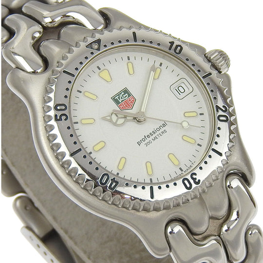 TAG HEUER Watches Quartz WG1112 Stainless Steel Silver professional White dial