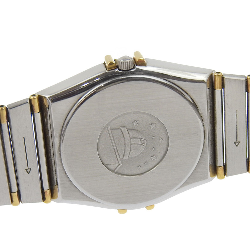 OMEGA Watches Quartz Stainless Steel , YG Silver Constellation gold dial mens Used Authentic