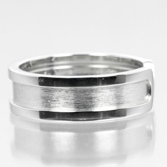 CARTIER Ring K18 white gold Silver 2C mens 56 Used Authentic