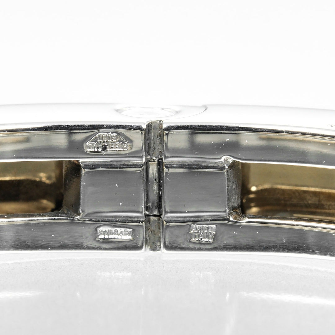 BVLGARI bracelet K18 Yellow Gold, Stainless Steel Silver B.ZERO1 B.ZERO1