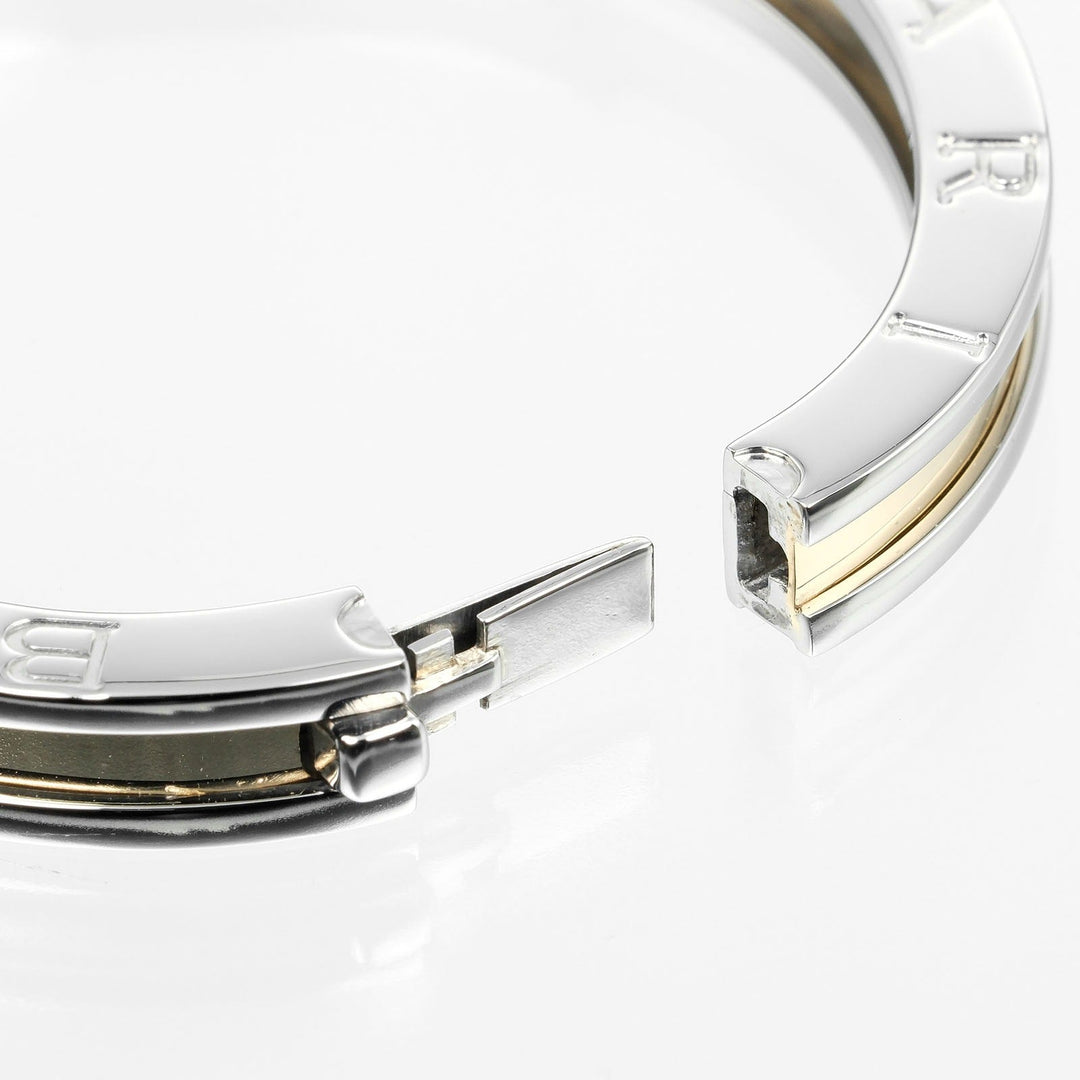 BVLGARI bracelet K18 Yellow Gold, Stainless Steel Silver B.ZERO1 B.ZERO1