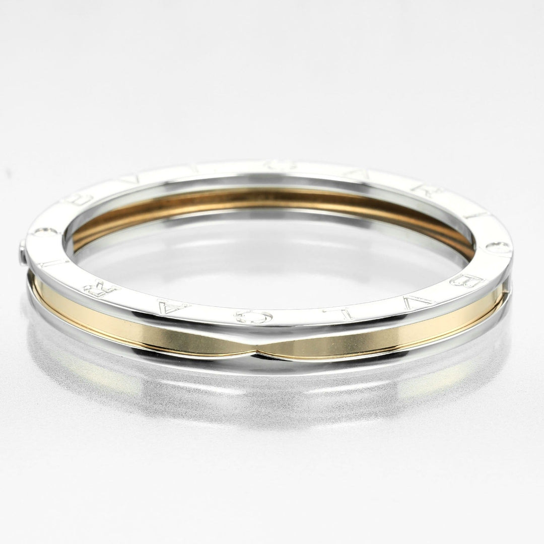 BVLGARI bracelet K18 Yellow Gold, Stainless Steel Silver B.ZERO1 B.ZERO1