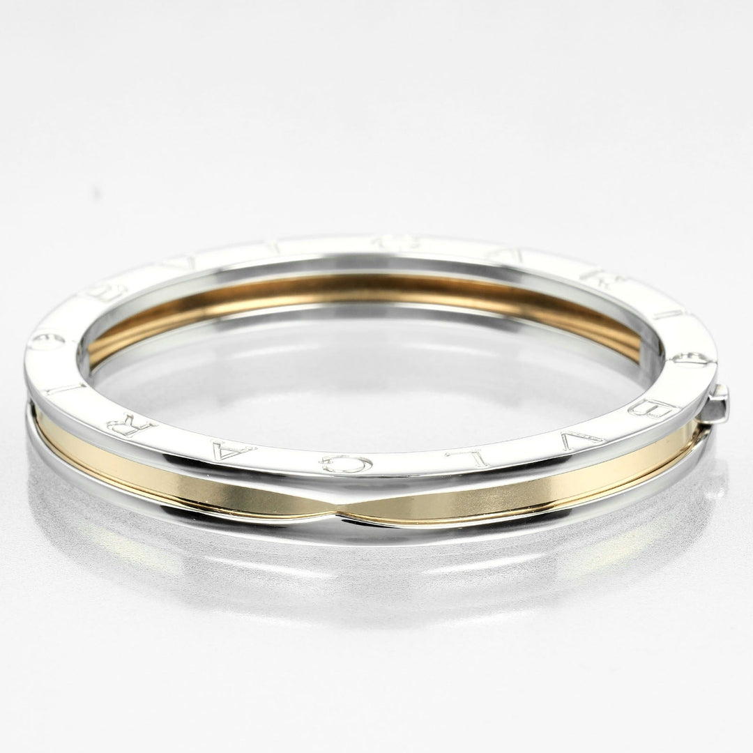 BVLGARI bracelet K18 Yellow Gold, Stainless Steel Silver B.ZERO1 B.ZERO1