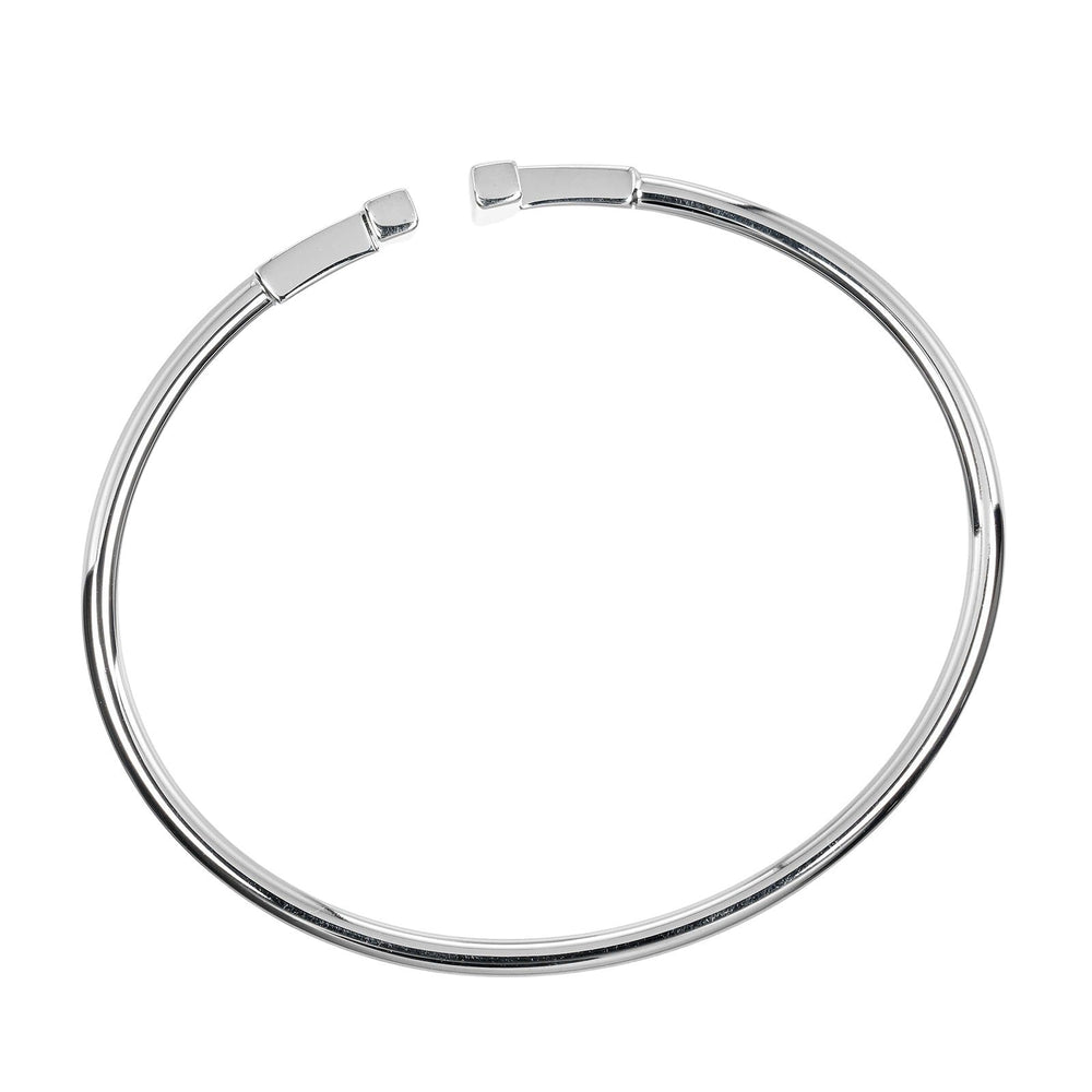 TIFFANY&Co. bracelet K18 White Gold, Diamond Silver Circumference of Wristaround5.9" T wire Women Used Authentic