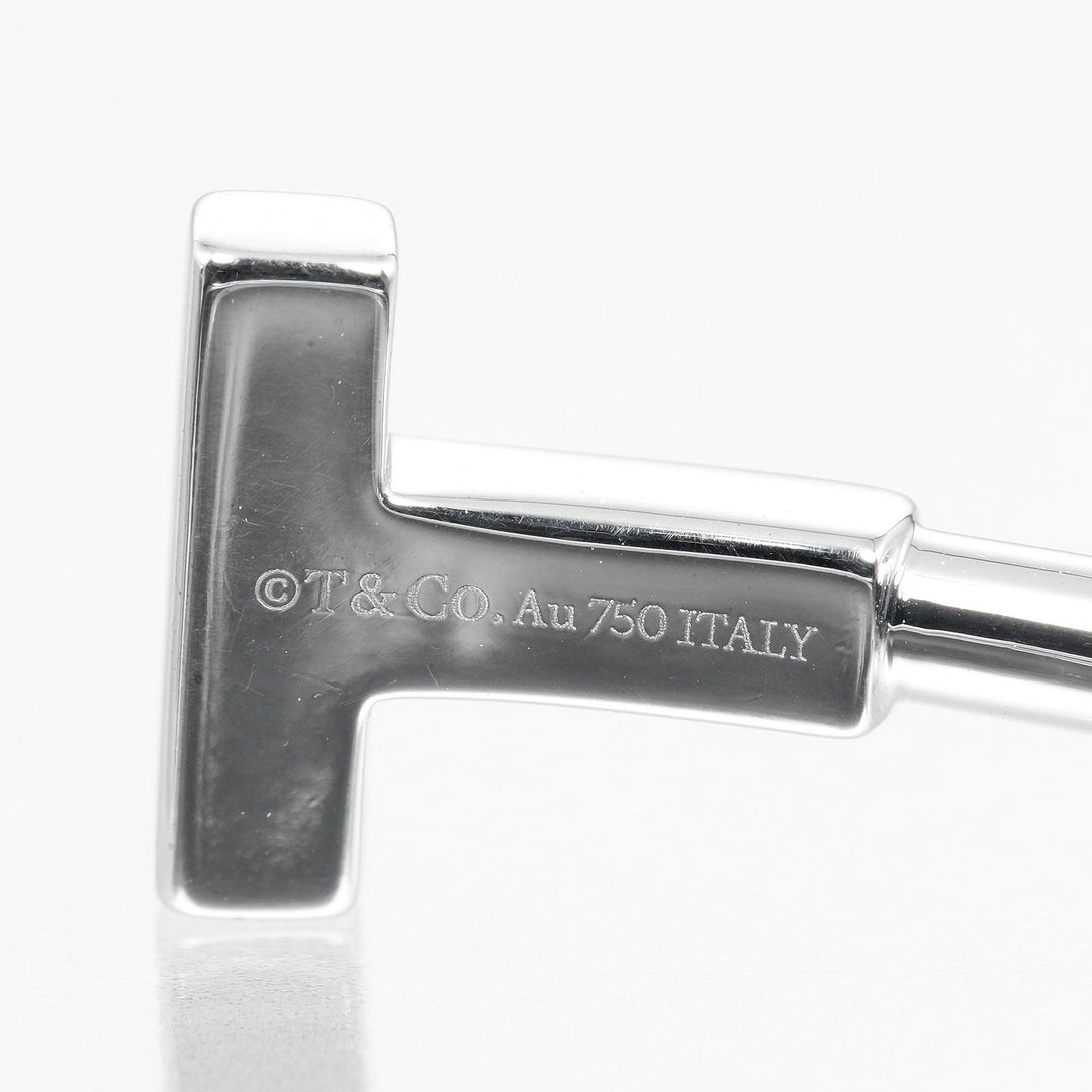 TIFFANY&Co. bracelet K18 White Gold, Diamond Silver Circumference of Wristaround5.9" T wire Women Used Authentic