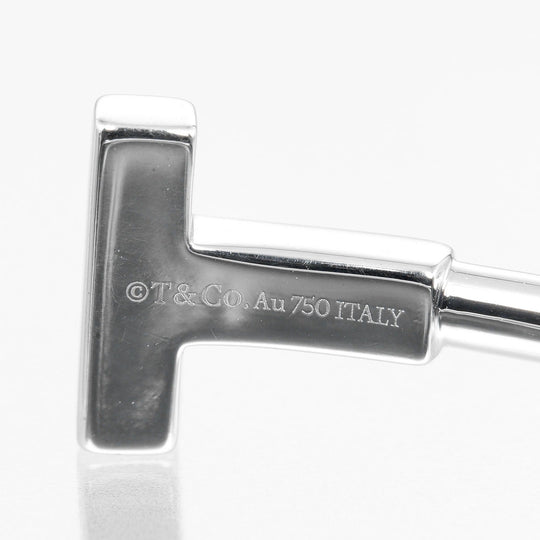 TIFFANY&Co. bracelet K18 White Gold, Diamond Silver Circumference of Wristaround5.9" T wire Women Used Authentic