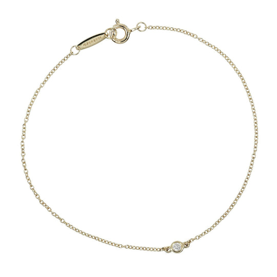 TIFFANY&Co. bracelet K18 Yellow Gold, Diamond gold Circumference of Wristaround6.8" By the yard Women Used Authentic