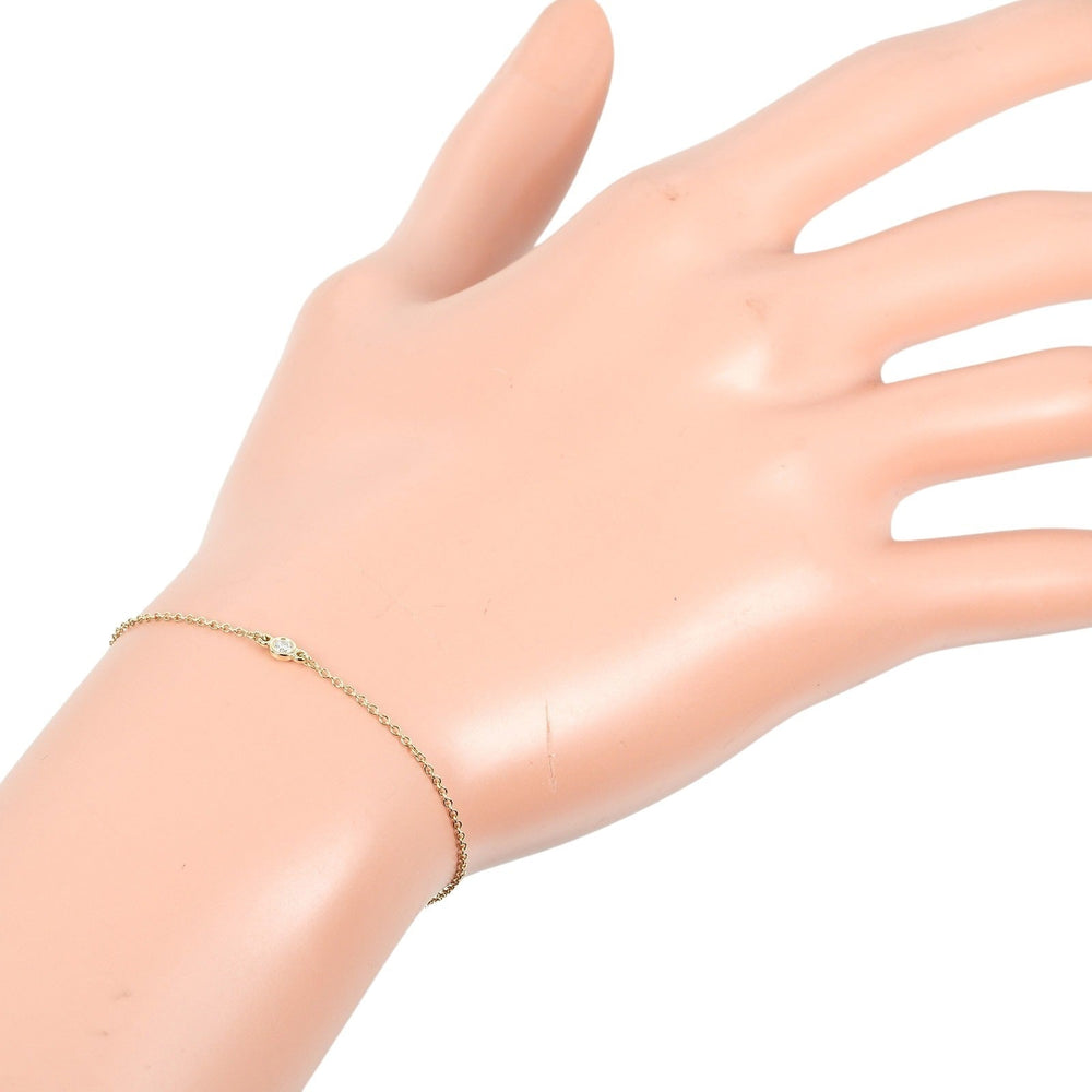 TIFFANY&Co. bracelet K18 Yellow Gold, Diamond gold Circumference of Wristaround6.8" By the yard Women Used Authentic