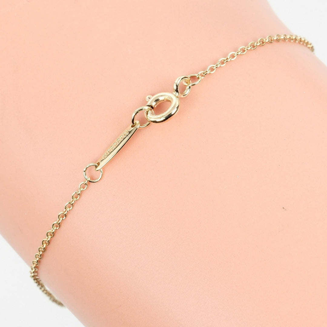 TIFFANY&Co. bracelet K18 Yellow Gold, Diamond gold Circumference of Wristaround6.8" By the yard Women Used Authentic